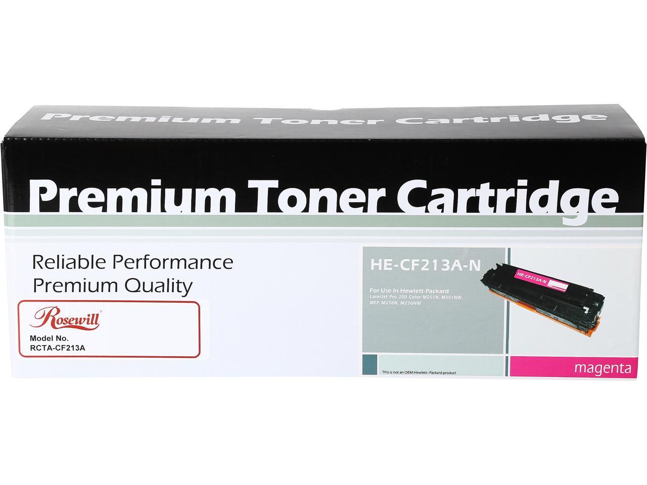 Rosewill RTCA-CF213A-C Magenta Toner Cartridge Replaces HP CF213A