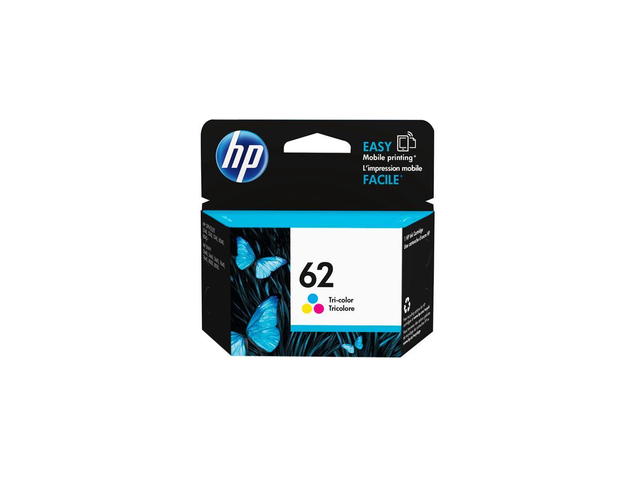 HP 62 Ink Cartridge - Cyan/Magenta/Yellow