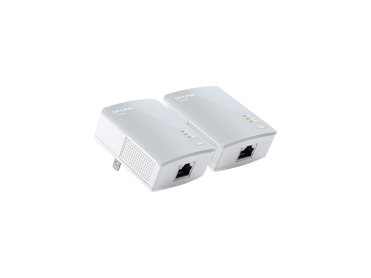 TP-Link AV600 Powerline Ethernet Adapter(TL-PA4010 KIT)- Plug&Play, Power Saving, Nano Powerline Adapter, Expand Home Network with Stable Connections