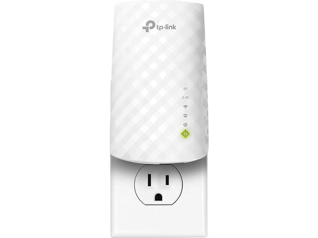 TP-Link | AC750 WiFi Range Extender - Dual Band Cloud App Control | 2019 Release | Up to 750Mbps | One Button Setup Repeater, Internet Booster, Access Point | Smart Home & Alexa Devices (RE220)