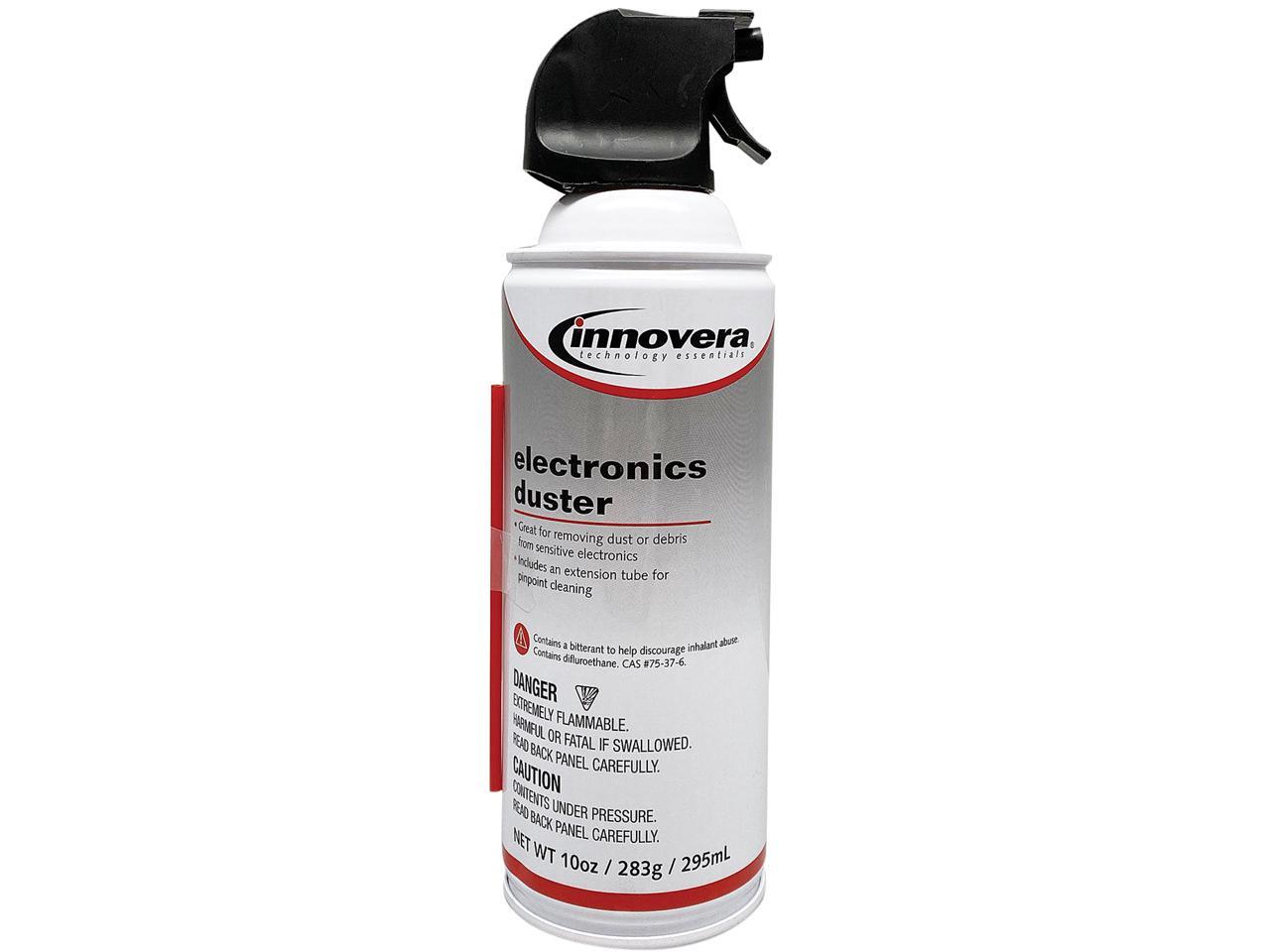 Innovera IVR10010 Compressed Air Duster Cleaner, 10 oz. Can