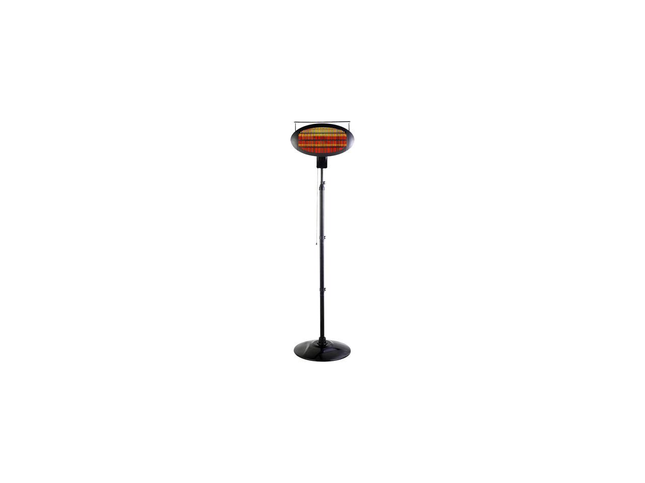 Optimus PHP-1500DIR Garage Outdoor Floor Standing Infrared Heater With Remote Control