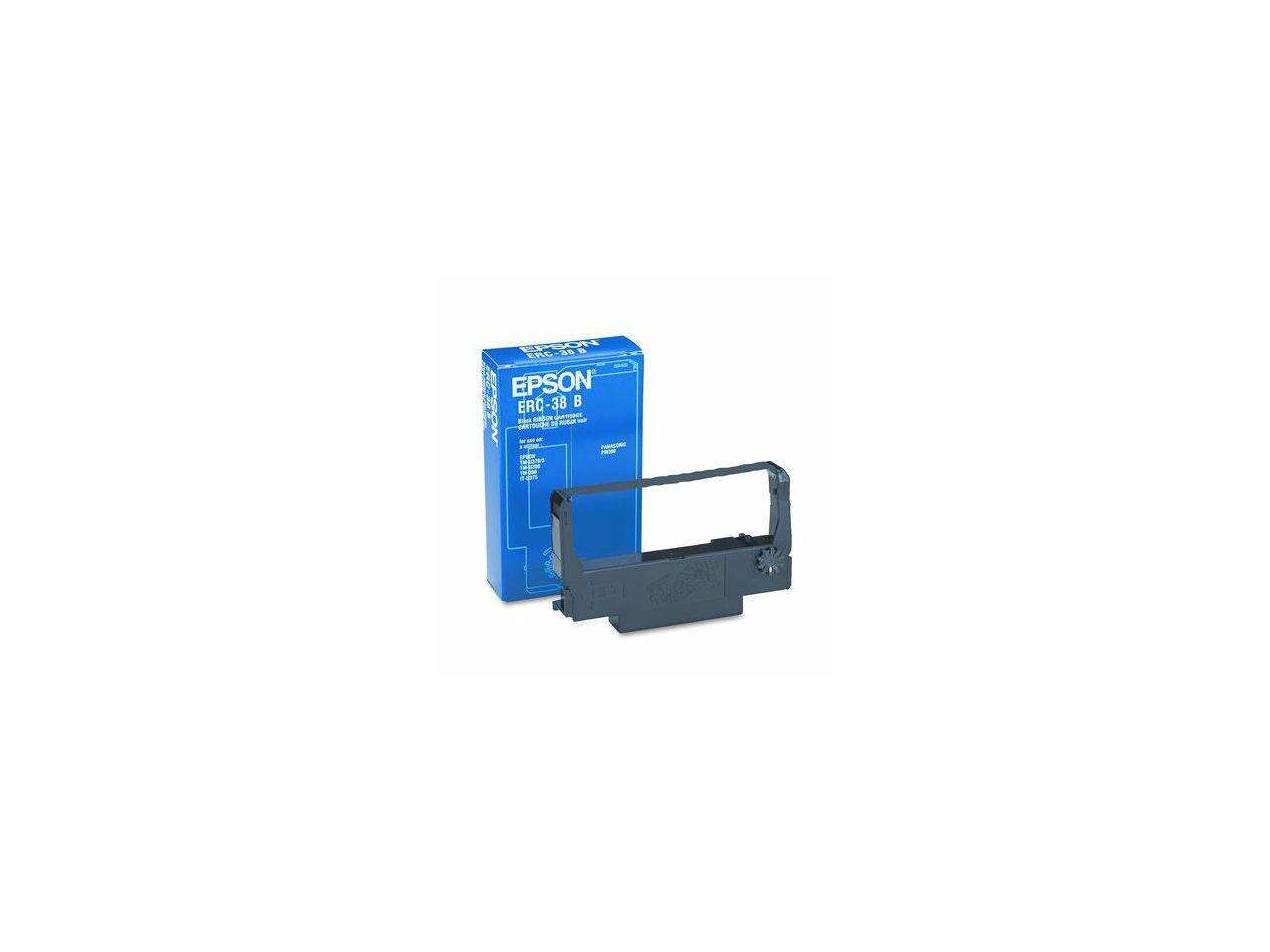 EPSON ERC38B Black Ribbon Cartridge for Dot-matrix Printing Technology