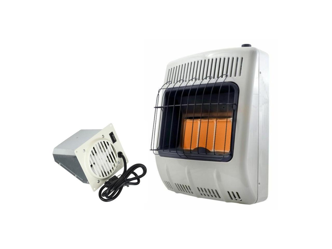 Mr. Heater Vent Free 18,000 BTU Radiant Natural Gas Heater with Fan Blower