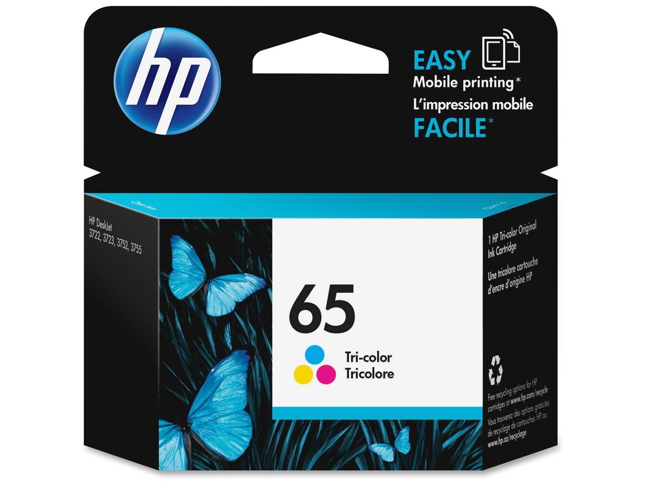 HP 65 Ink Cartridge - Cyan/Magenta/Yellow