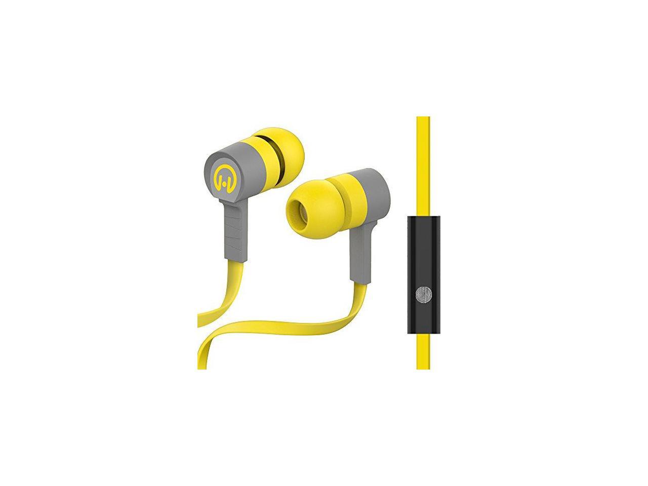 HyperGear Low Ryder Earphones w/Mic (Yellow/)