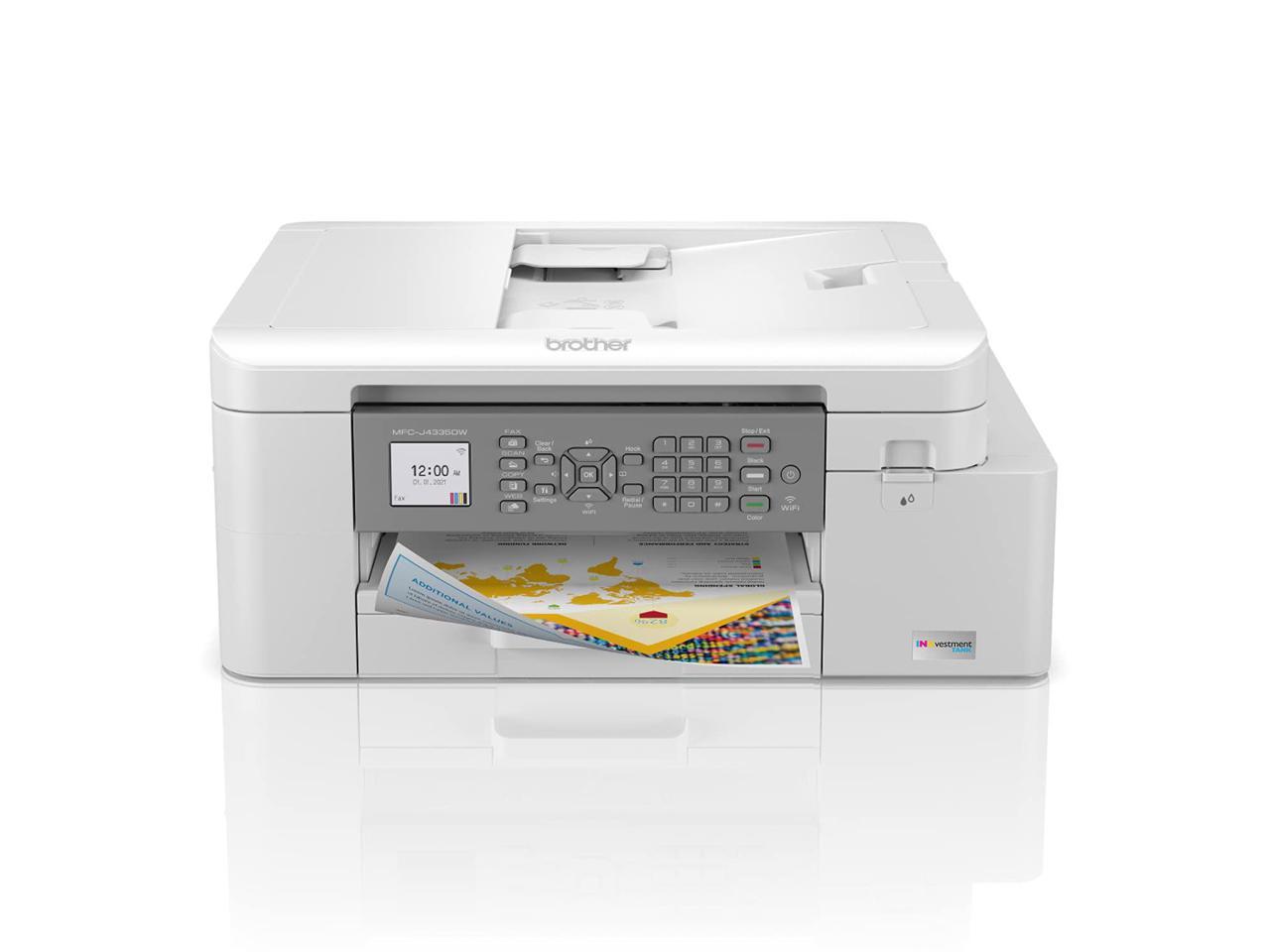 Brother MFCJ4335DW Up to 20 ppm Black Print Speed Wireless 802.11 b/g/n InkJet MFC / All-In-One Color Printer