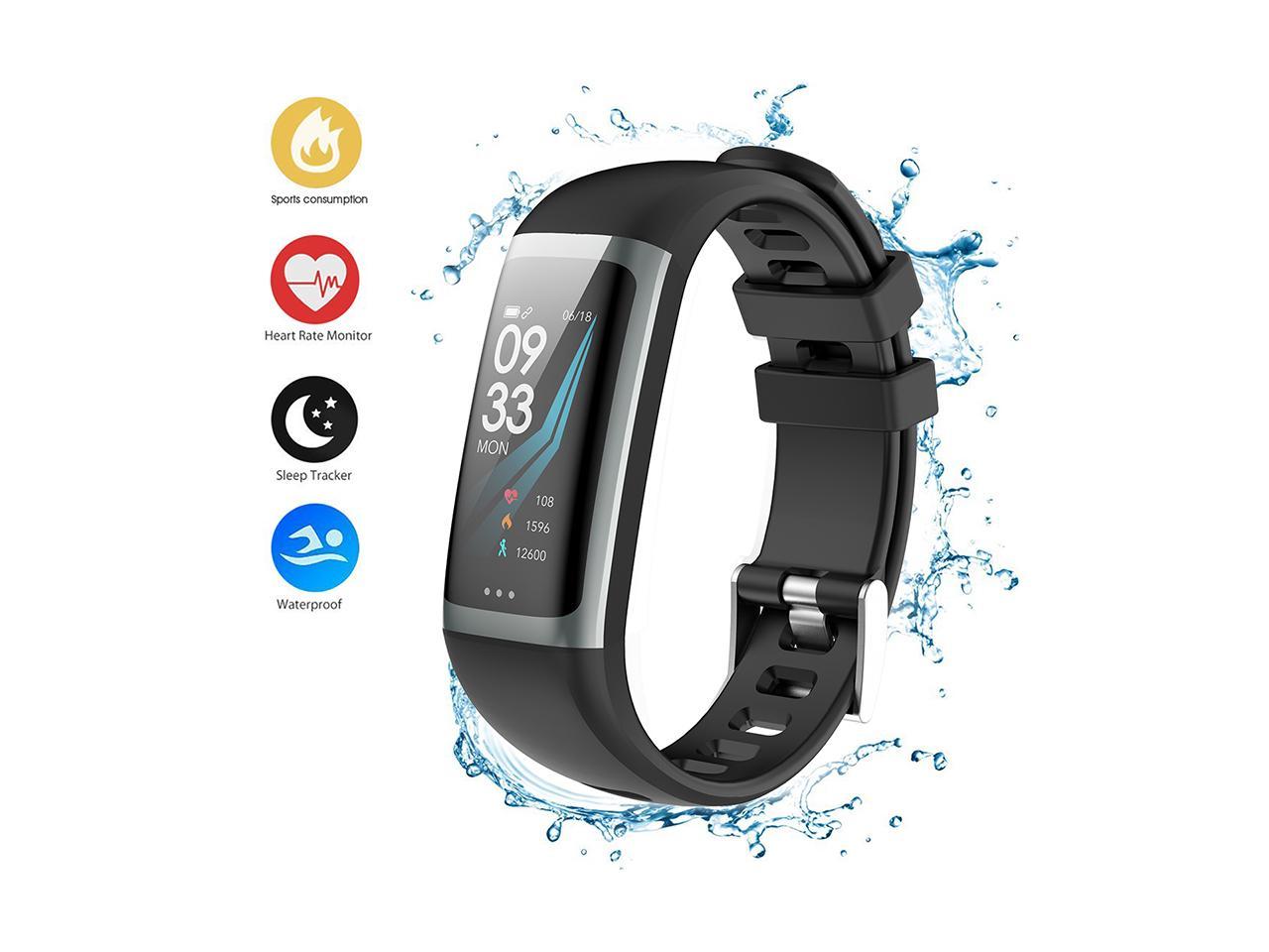 Smart Bracelet Color Screen IP67 Waterproof Heart Rate Multi Sport Mode Pedometer Fitness Tracker for iPhone Android