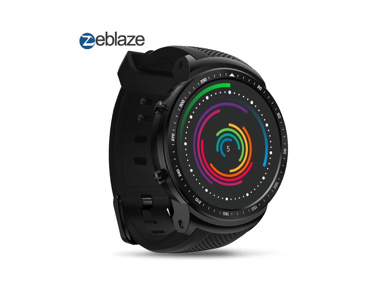 New Zeblaze Thor PRO 3G 1.53inch 1GB+16GB MTK6580 1.0GHz CPU,GPS,Sim Card,Weather Fingerprint Android 5.1 Smart Watch Phone