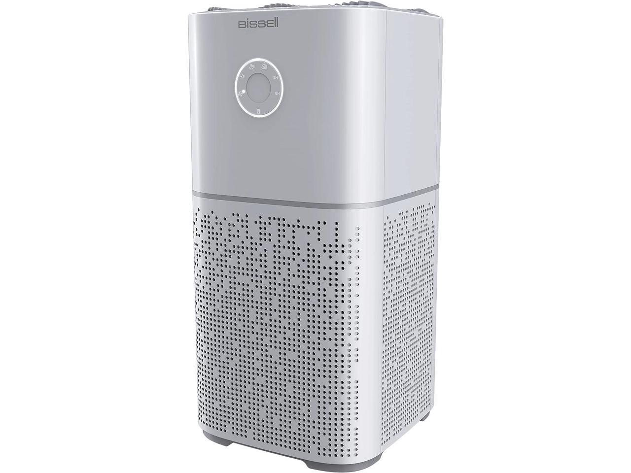 BISSELL air180 Air Purifier For Home, Bedroom, HEPA Filter, Filters Smoke, Allergies, Pet Dander, Odor, Dust, Gray